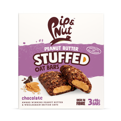 Pip & Nut Peanut Butter Stuffed Cocoa Oar Bars 3x 48g