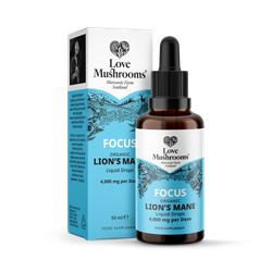 Love Mushrooms Organic Lion's Mane 4000mg Drops