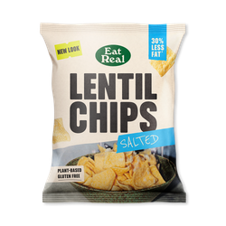 Eat Real Salted Lentil Chips 40g