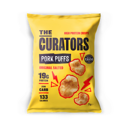 The Curators 19g High Protein Original Salted Pork Puffs 25g
