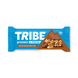 Tribe Protein & Focus Peanut Butter Choc Chip Protein Bar 60g