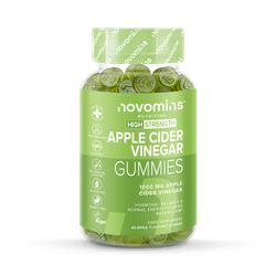 Novomins Apple Cider Vinegar 1000mg Apple Flavoured 60 Gummies