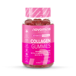 Novomins Collagen Peach Flavoured 60 Gummies