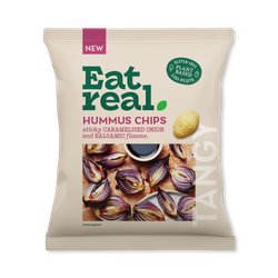 Eat Real Hummus Chips Caramelised Onion & Balsamic Vinegar 45g