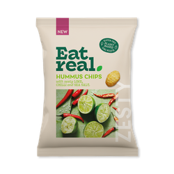 Eat Real Chilli Lime & Sea Salt Hummus Chips 110g