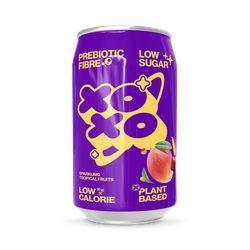 Xoxo Prebiotic Sparkling Soda Tropical Fruits 330ml