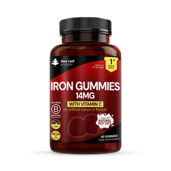 New Leaf Products Iron With Vitamin C 60 Gummies