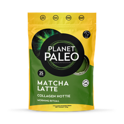 Planet Paleo Matcha Latte 225g. Collagen Powder Drink.