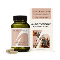 The Herbtender Uplift & Revitalise With Nettle Seed & Liquorice 60 Vegan Capsules