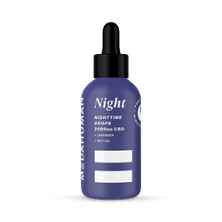 Medahuman Night Time CBD Drops 2000mg Lavender Flavour 30ml