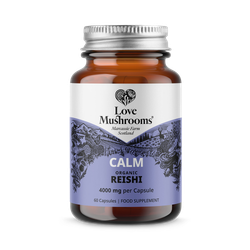 Love Mushrooms Organic Reishi 4000mg Capsules