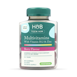 Holland & Barrett Teen Him Multivitamin Berry Flavour 60 Gummies