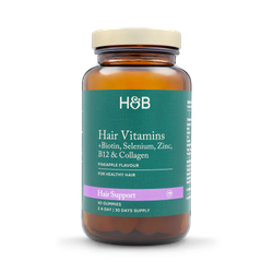 Holland & Barrett Hair Vitamin Pineapple Flavour 60 Gummies