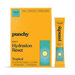 Punchy Daily Hydration Reset Tropical 30 Sachets