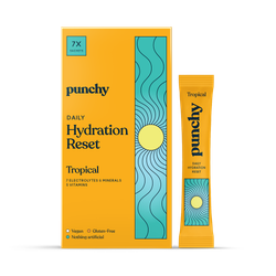 Punchy Daily Hydration Reset Tropical 7 Sachets