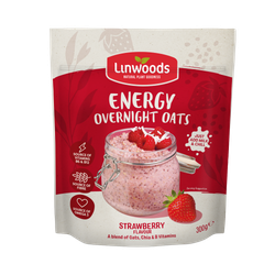 Linwoods Overnight Oats Strawberry Energy 300g