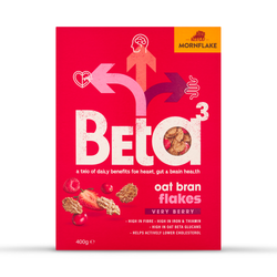 Mornflake Beta3 Oatbran Flakes Very Berry 400g
