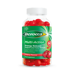 Berocca Multi Action Gummies Cherry Flavour 60 Gummies