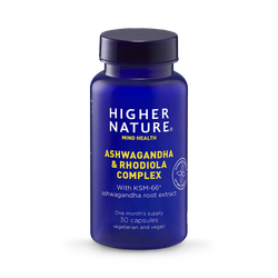 Ashwagandha & Rhodiola Complex – KSM-66® – 30 Vegan Capsules