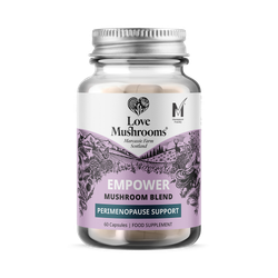 Love Mushrooms Empower Mushroom Blend for Perimenopause x 60 capsules