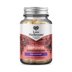 Love Mushrooms Empower Mushroom Blend for PMS x 60 capsules