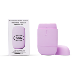 Fussy Refillable Natural Deodorant Lavender Field Starter Pack