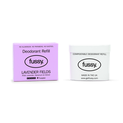 Fussy - Natural Deodorant Refill - Pack Of 3 - Aluminium Free - Flora Scent - 24 Hour Protection - 100% Effective - Night Tales - Cedar, Cinnamon And Patchouli - Vegan & Cruelty Free - 3 X 40g Refills