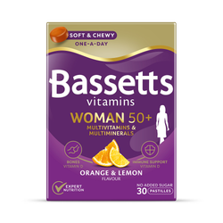 Bassetts Vitamins Woman 50+Multivitamins & Multiminerals Orange & Lemon 30 Pastilles