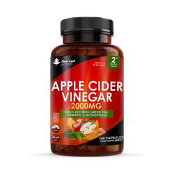 New Leaf Products Apple Cider Vinegar Capsules 180 capsules