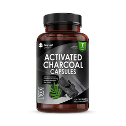 New Leaf Products Activated Charcoal Capsules 120 capsules