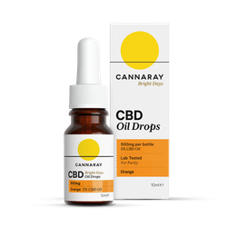 Bright Days Oil Drops Orange Flavour 500mg 10ml