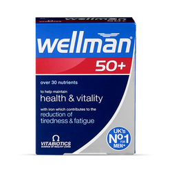 Vitabiotics Wellman 50+ 30 Tablets
