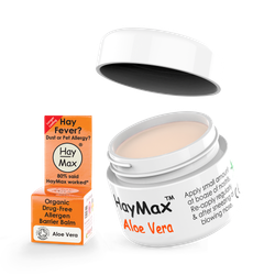 HayMax Aloe Vera Organic Drug Free Pollen Barrier Balm 5ml