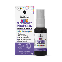 BEE&YOU Propolis Elderberry Honey Throat Spray  For Kids 30ml