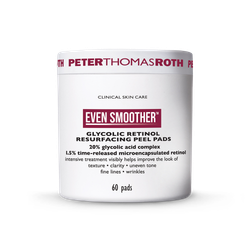 Peter Thomas Roth Even Smoother Glycolic Retinol Resurfacing Peel Pads 60 Pads