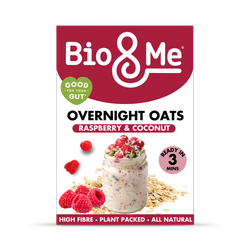 Bio & Me Overnight Oats Raspberry & Coconut 350g