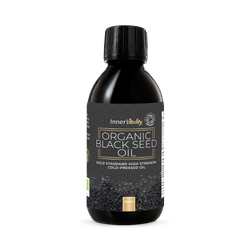 INNER VITALITY Organic Black Seed Oil - 200 ml (gold)
