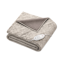 Beurer Fluffy Nordic Heated Snuggie Throw Beige HD75N