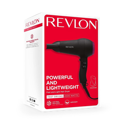 Revlon Perfect Heat Fast And Light Hair Dryer Black/Pink Rvdr5823