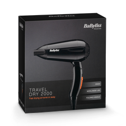 Babyliss Travel Dryer 2000W Black 5344
