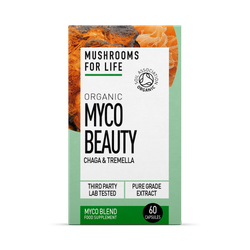 Mushrooms For Life Organic Myco Beauty Myco Blend Capsules 60 Caps