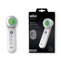 Braun No Touch + Touch Thermometer with Age Precision White BNT400