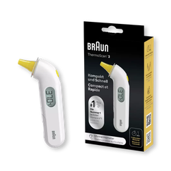 Braun Compact Thermoscan Ear Thermometer White IRT3030