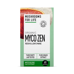 Mushrooms For Life Organic Myco Zen Myco Blend Capsules 60 Caps