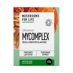 Mushrooms For Life Organic Mycomplex Myco Blend Powder 60g