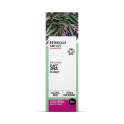 Botanicals For Life Organic Sage Extract 50ml