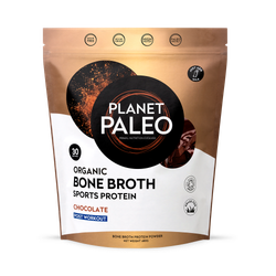 Planet Paleo Organic Bone Broth - Sports Protein Chocolate  480g