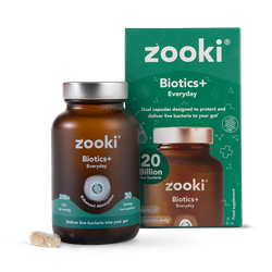 Zooki Biotics+ Everyday Dual 30 Capsules