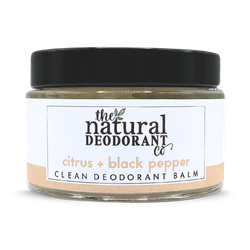The Natural Deodorant Co Clean Deodorant Balm Citrus And Black Pepper 55G