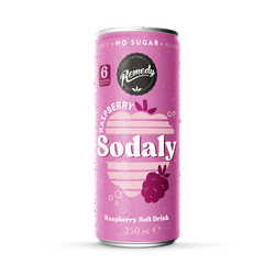 Remedy Sodaly Raspberry Soft Drink 250ml